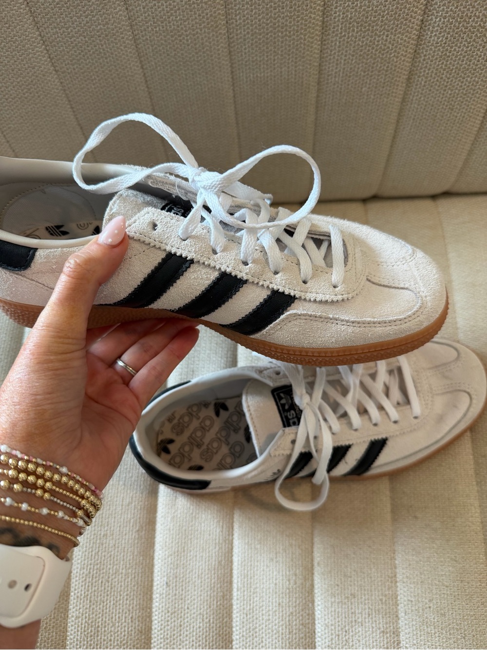 adidas spezial white and black